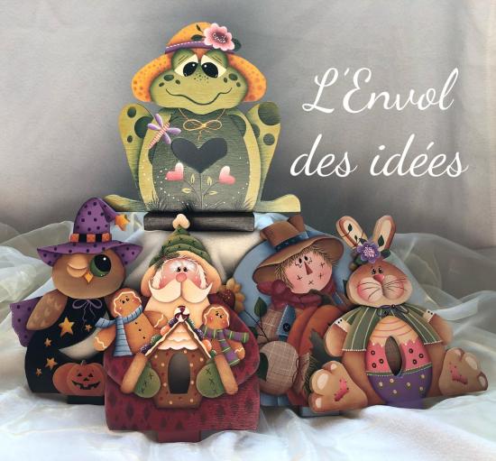 Porte-bougie saisonnal au complet