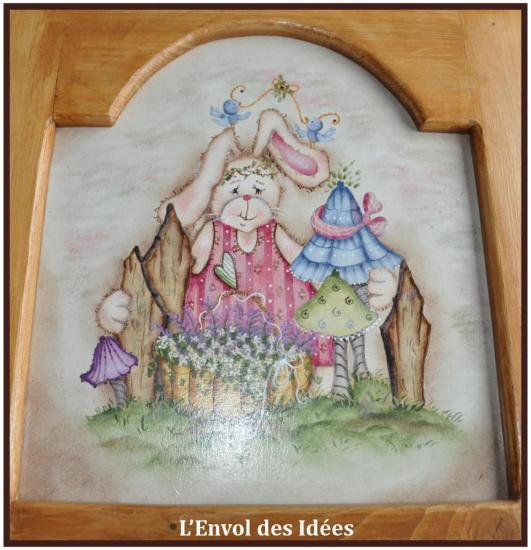 Cadre Saison Printemps Personnage