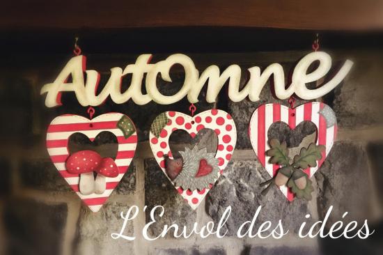 Coeurs d automne pendus